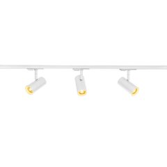 1-Phasen-Schienensystem Set wei� mit Strahler NOBLO SPOT, dimmbar, 2700K