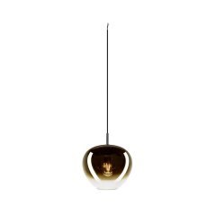 Glas Pendelleuchte PANTILO CONVEX 29, gold, f�r 1- und 3-Phasen-Schienen