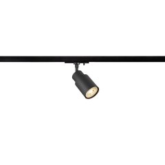 Edler 1-Phasen-Strahler PURI 2.0 Tube mit GU10 Fassung, LED max. 6W, Schwarz