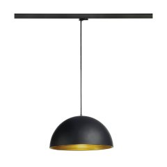 Forchini M 40 Track Pendelleuchte mit 3-Phasen-Adapter, schwarz-gold