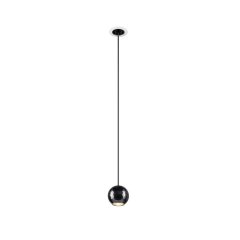 LED Pendelleuchte DYSKO dimmbar, 2700K warmwei�, schwarz