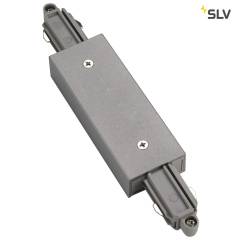 L�ngsverbinder f�r 1-Phasen HV-Stromschiene, silbergrau, mit Einspeisem�glichkeit