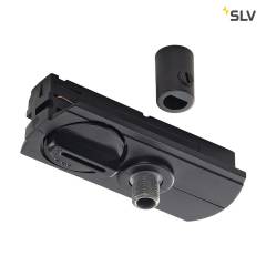 1-Phasen Pendelleuchtenadapter ,schwarz, inkl. Zugentlastung und Gewindest�ck