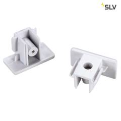 Endkappen f�r 1-Phasen HV-Stromschiene, Aufbauversion wei�, 2 St�ck