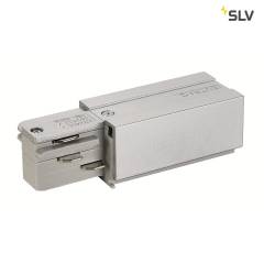 EUTRAC Einspeiser f�r Hochvolt 3-Phasen-Aufbauschiene, Erde rechts, silbergrau