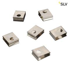 EUTRAC Federclip f�r 3 Phasen Einbauschiene, wei� \( 6er Pack \)
