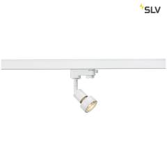 Kompakter SLV Strahler PURI, mit 3-Phasen Adapter, wei�, GU10 max. 50W \(ohne Leuchtmittel\)