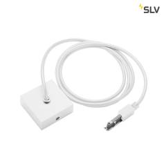 EINSPEISER f�r VOLARE und D-TRACK 2-Ph-Stromschiene wei� mit 2m Kabel