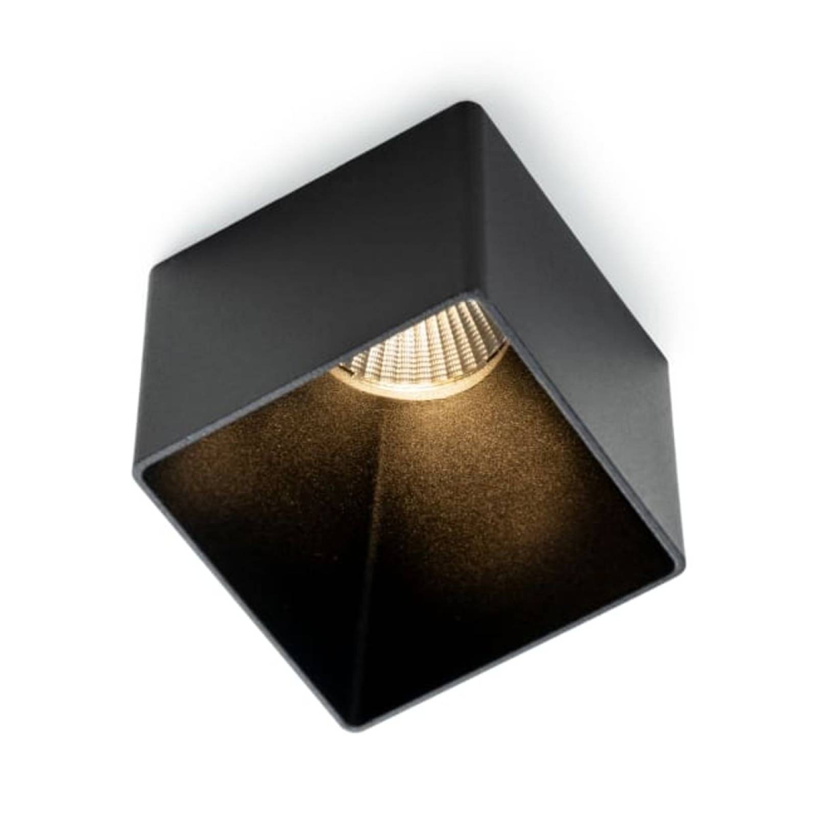 SLC Design Blocky Downlight R62 TED IP54 24� 9W, Schwarz, 3000K