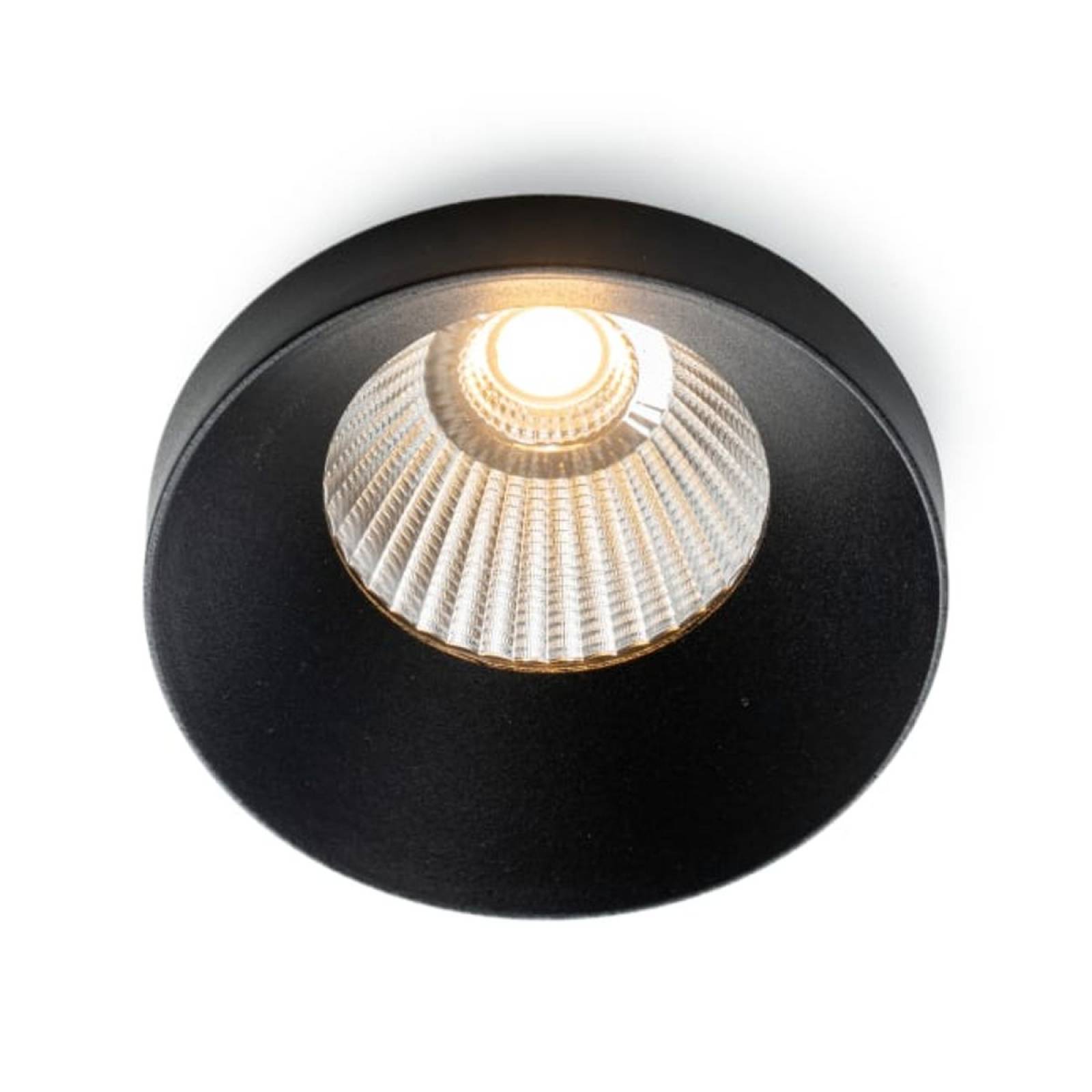 SLC Design Owi Downlight R62 TED IP54 24� 9W, Schwarz, 2700K