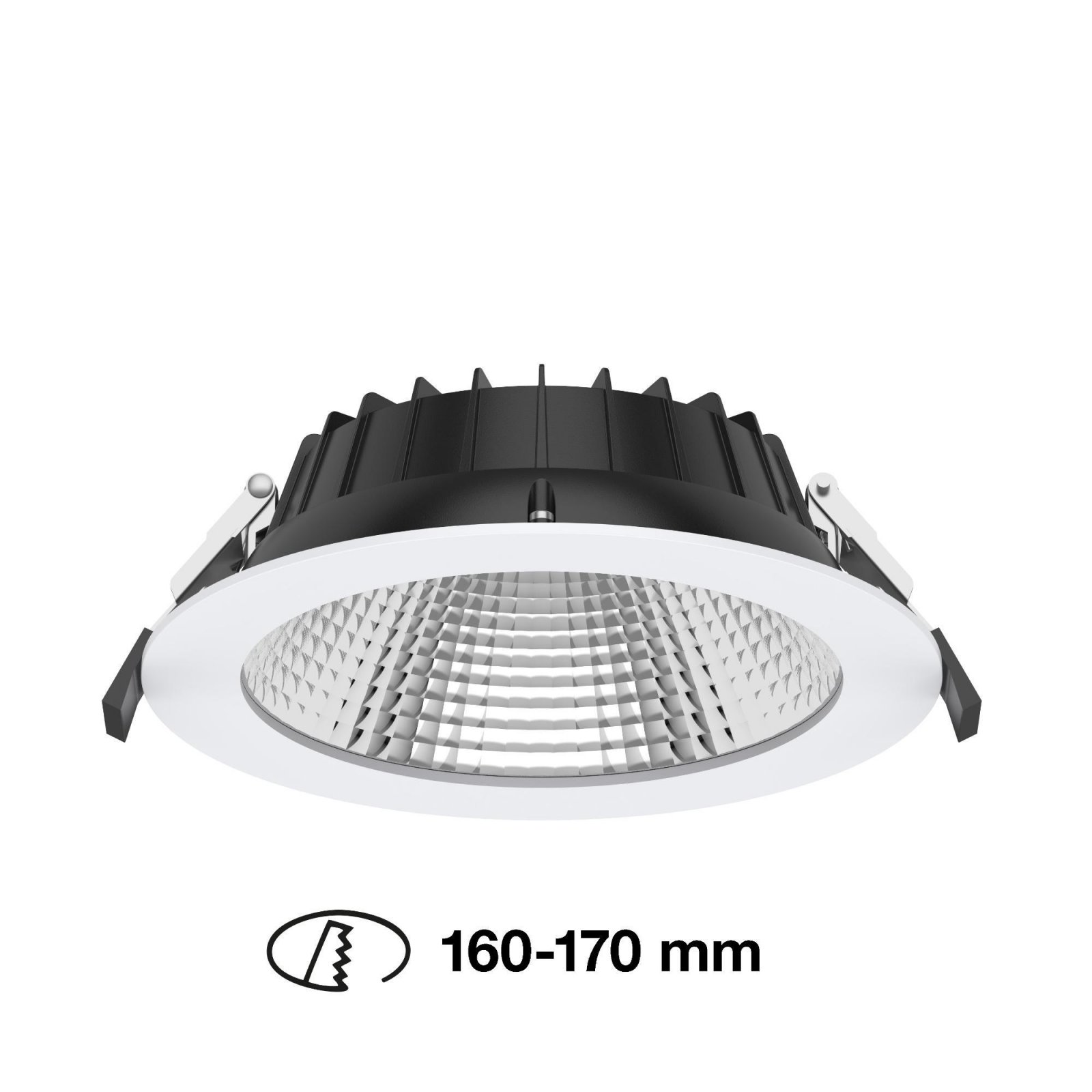 SLC Shift Downlight f�r Deckeneinbau 160-170mm, 3000K/4000K, dimmbar