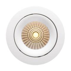 Einbauleuchte SLC DL04 Round X1 R83 TED IP54 36� 10W, Wei�, 3000K