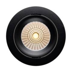 Einbauleuchte SLC DL04 Round X1 R83 TED IP54 36� 10W, Schwarz, 3000K