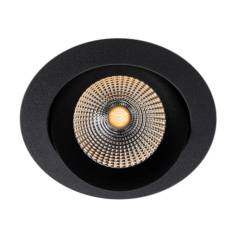 Einbauleuchte SLC One 360� R68-83 IP44 36� 8W, Schwarz, 2700K