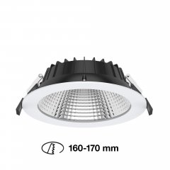 SLC Shift Downlight f�r Deckeneinbau 160-170mm, 3000K/4000K, dimmbar