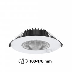 SLC Shift Downlight mit PIR-Sensor, Deckeneinbauleuchte DA 160-170mm