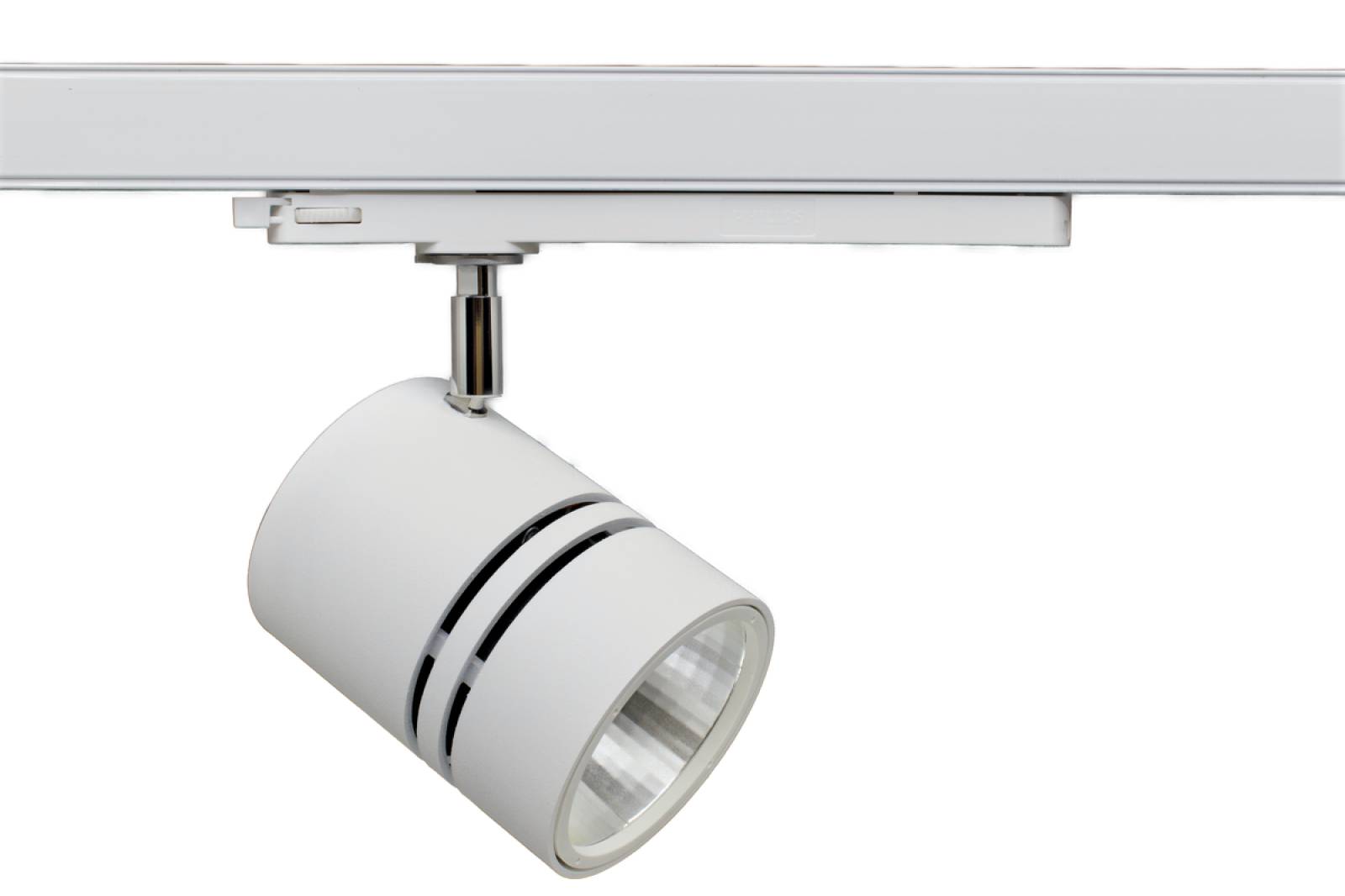 SPOTLIGHT RONDO 90G LED 3-Ph-Strahler 32W 3500lm, 3000K 930 Premium White CRI 90, 36� wei�/chrom