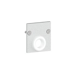 Endkappe mit Kabeldurchf�hrung f�r ST6 MULTISYSTEM EVO 48V Schienensystem wei�