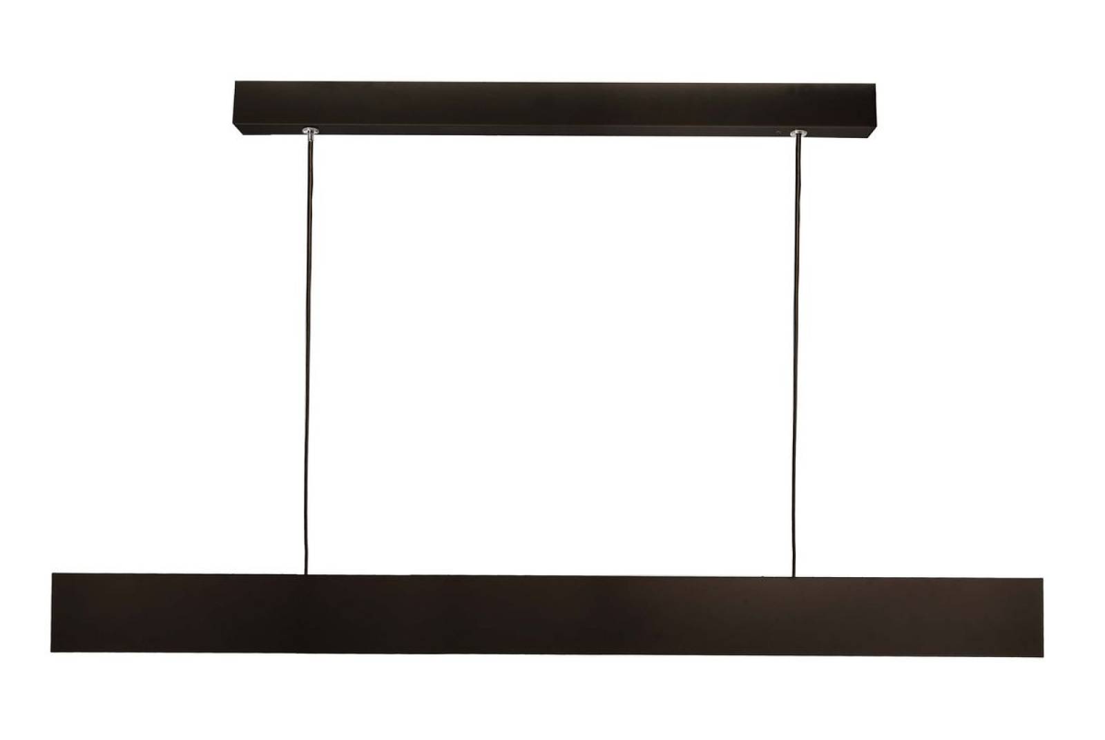 Schmale LED Pendelleuchte Apollon, schwarz, 28W warmwei�