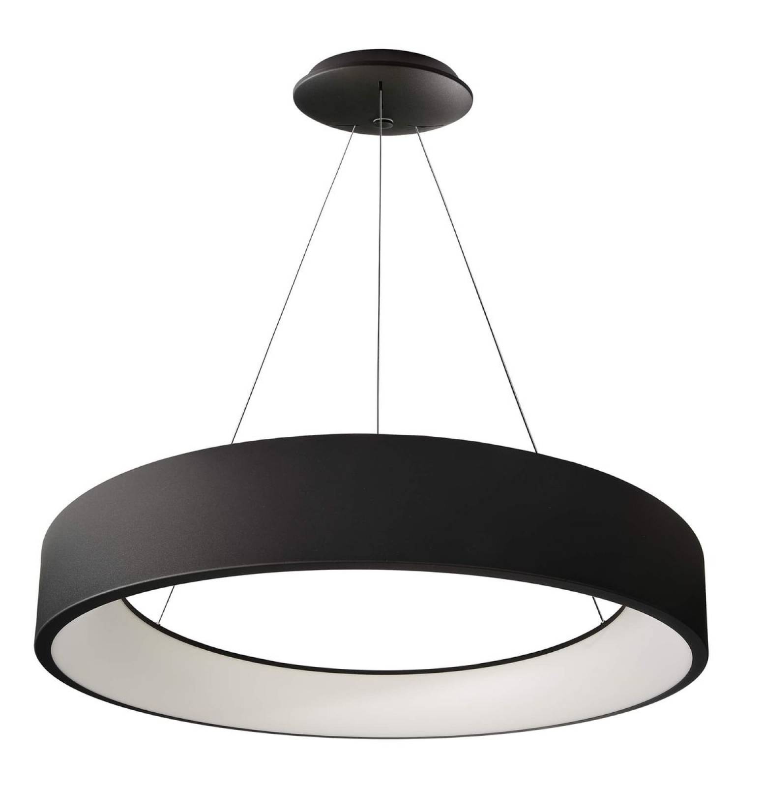 Sculptoris Ring-/Pendelleuchte 600mm, 42 W, DIM, 3000/4000K, schwarz