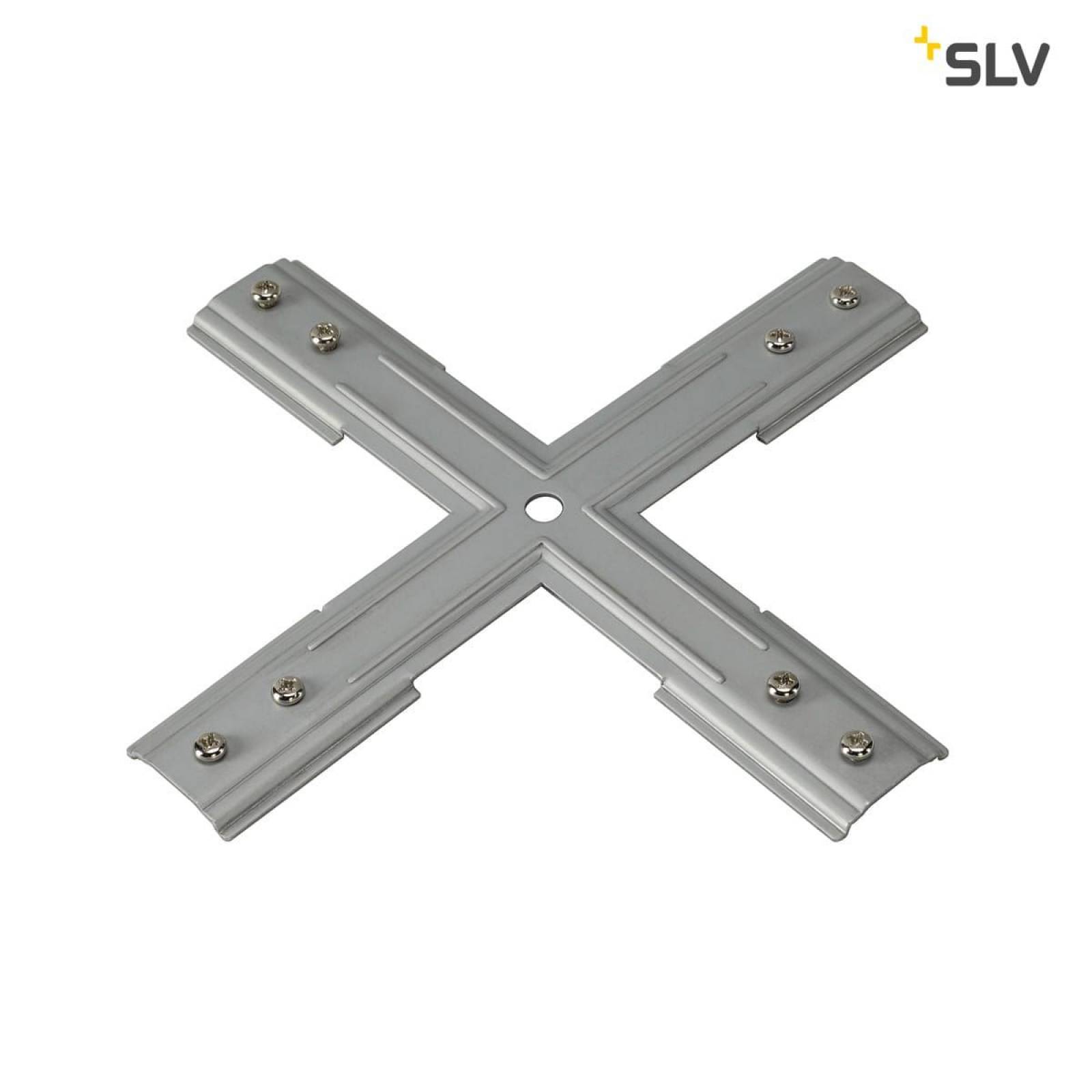 Stabilisator X-Verbinder f�r 1-Phasen HV-Stromschiene, nickel matt
