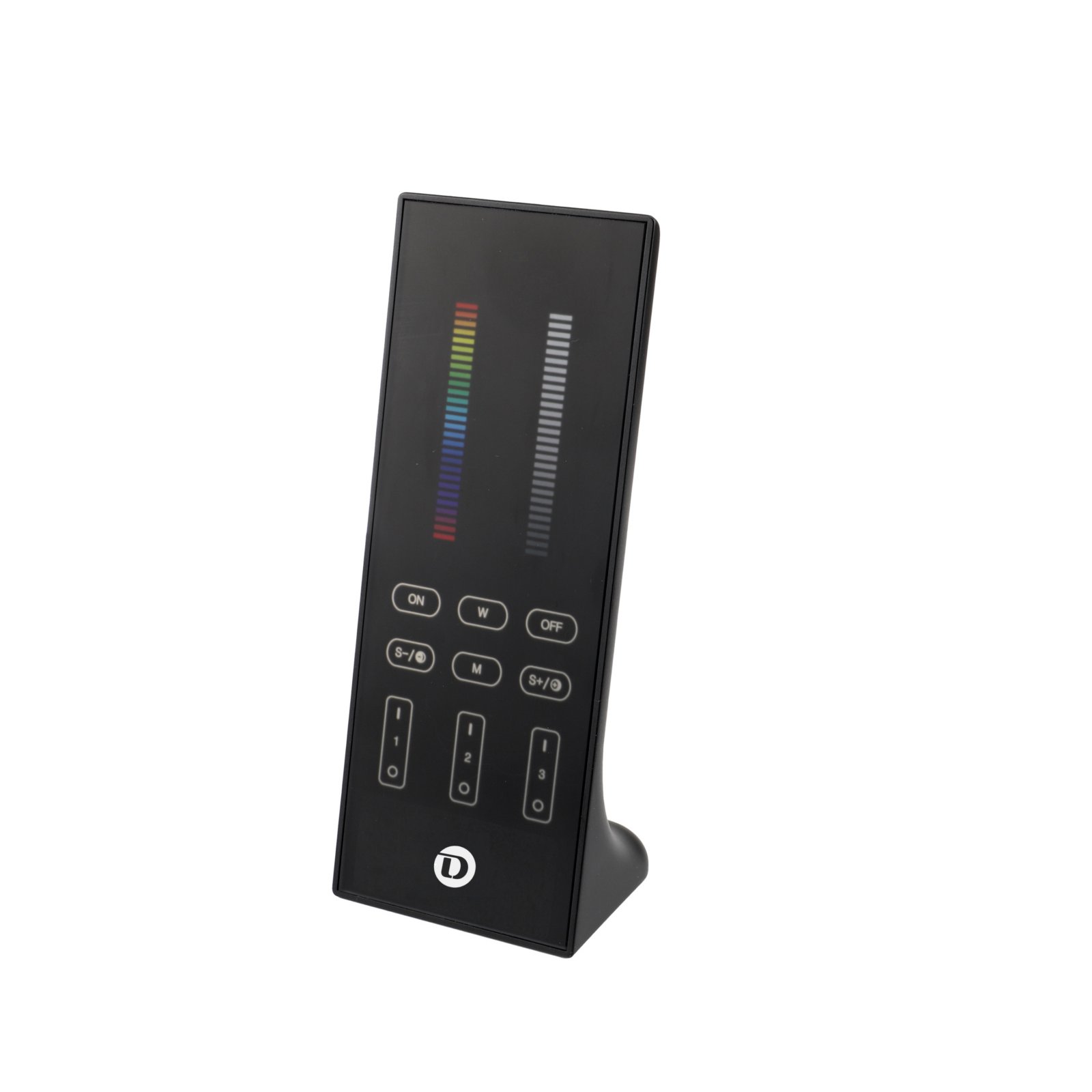 Steuerung RF-smart Standfernbedienung, schwarz, 3 Zonen, Single/CCT/RGB/RGBW/RGB+CCT, dimmbar, 3V/DC