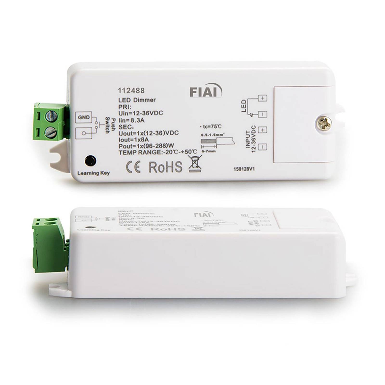 Sys-One Funk-Empf�nger / Push-Dimmer, 1x8A, 12-36V DC