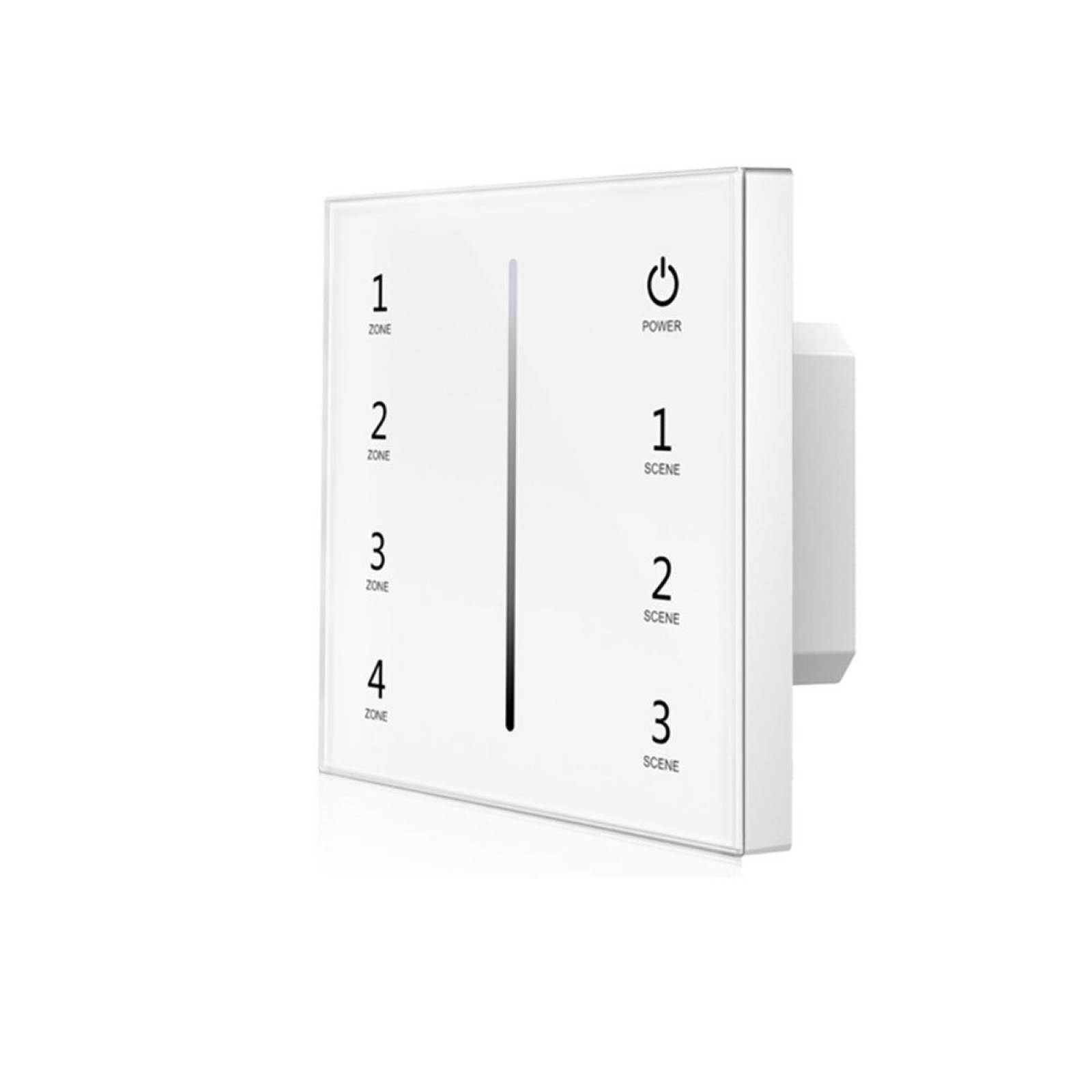 Sys-Pro 4 Zonen Einbau-Touch-Funk-Bedienung 4x0-10V Output,wei�, 85-265V