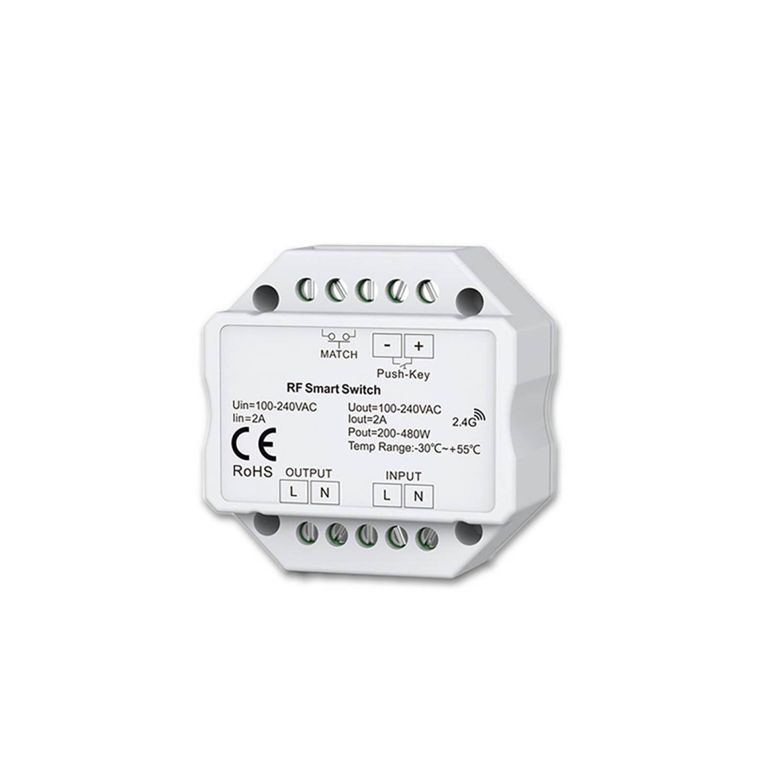 Sys-Pro EIN/AUS, Push/Funk Mesh-Switch, Schalter, 240V