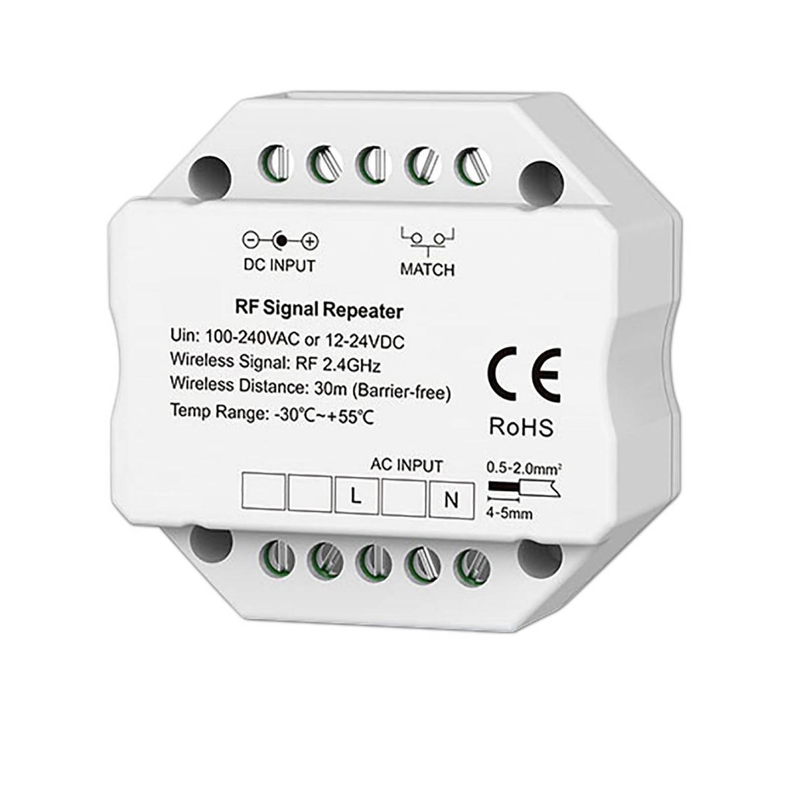 Sys-Pro Mesh Signal Repeater, max. 30m, 12-24V DC / 100-240V AC