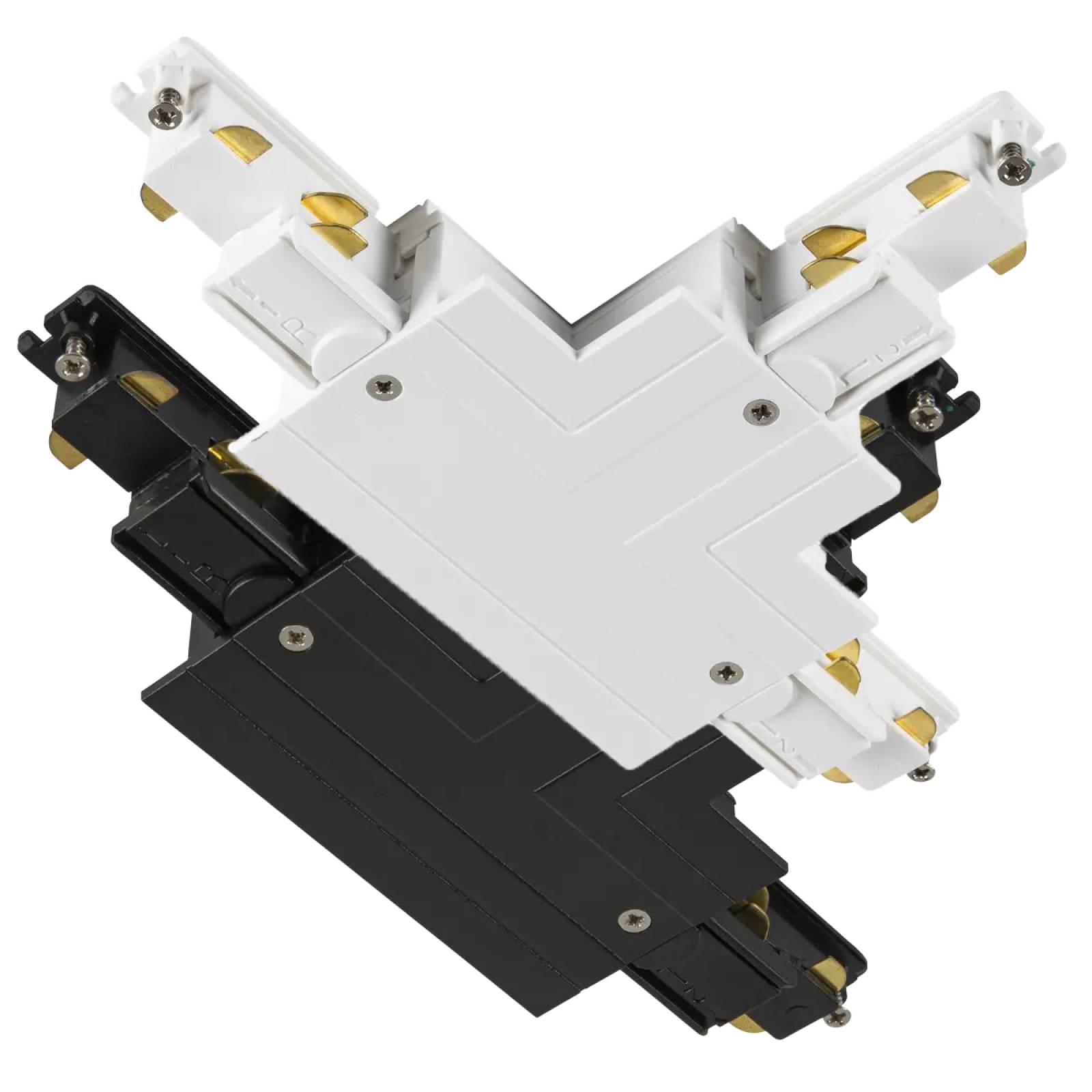 T-Verbinder Erde au�en links S-TRACK DALI 3-Phasen-Einbauschiene