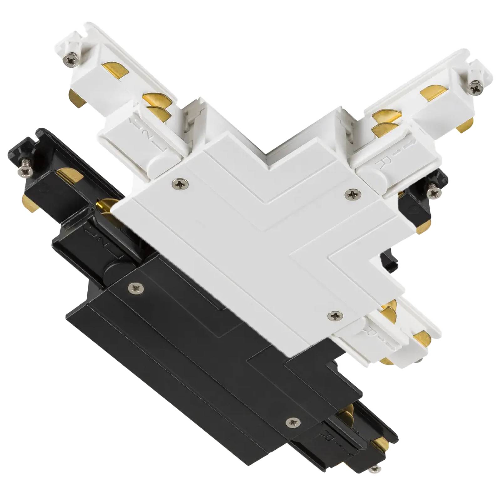 T-Verbinder Erde innen rechts S-TRACK DALI 3-Phasen-Einbauschiene