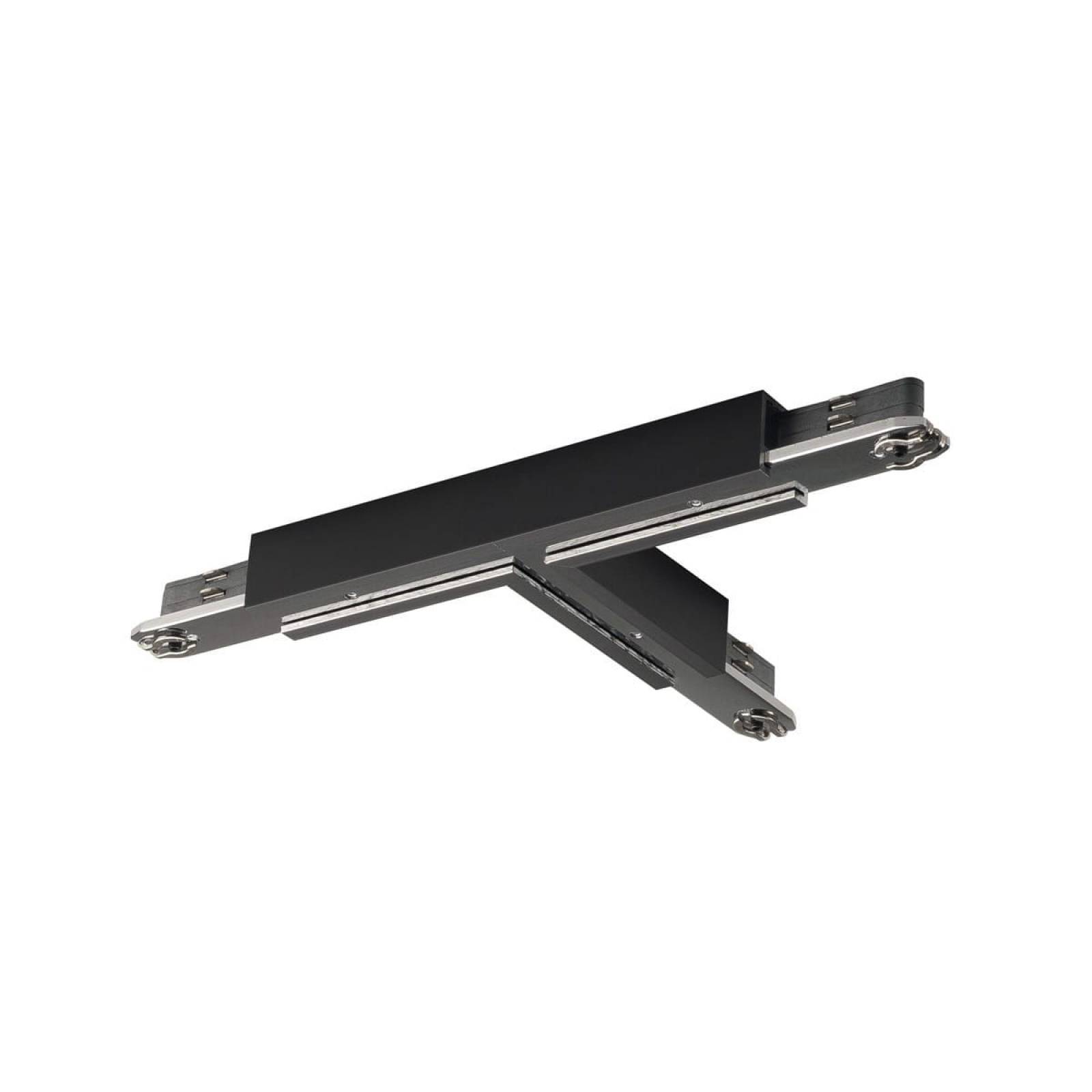 T-Verbinder f�r 2-Phasen-Schiene VOLARE TRACK, Schwarz-chrom