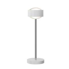 Top Light Puk! 120 Avantgarde Eye Table Tischleuchte 2x12W, Tastdimmer, Wei� matt/Chrom