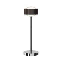 Top Light Puk! 120 Avantgarde Eye Table Tischleuchte 2x12W, Tastdimmer, Black wood/Chrom