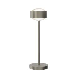 Top Light Puk! 120 Avantgarde Eye Table Tischleuchte 2x12W, Tastdimmer, Nickel matt