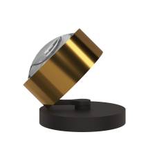 Top Light Puk! 120 Avantgarde Spot Table Tischleuchte 18W, Dimmtaster, Messing /Schwarz matt