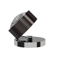 Top Light Puk! 120 Avantgarde Spot Table Tischleuchte 18W, Dimmtaster, Black wood/Chrom