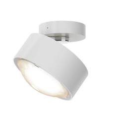 Top Light Puk! 120 Move Avantgarde Deckenleuchte 10W dimmbar, Wei� matt/Chrom