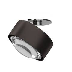 Top Light Puk! 120 Avantgarde Move Fit In Deckeneinbauleuchte �68, 18W dim, Black wood/Chrom