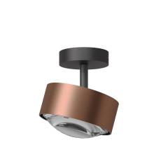 Top Light Puk! 120 Avantgarde Turn Up & Down Deckenleuchte 2x10W dimmbar, Kupfer /Schwarz matt