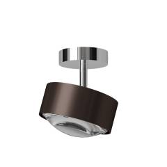 Top Light Puk! 120 Avantgarde Turn Up & Down Deckenleuchte 2x10W dimmbar, Black wood/Chrom