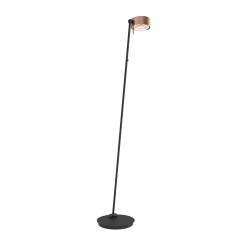 Top Light Puk! 120 Avantgarde Floor Stehleuchte 2x12W, Tastdimmer, Kupfer /Schwarz matt