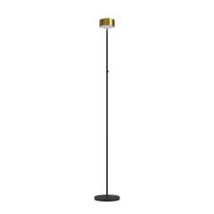 Top Light Puk! 120 Avantgarde Eye Floor Stehleuchte 2x12W, Tastdimmer, Messing /Schwarz matt