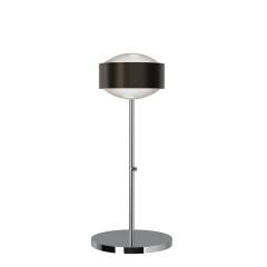 Top Light Puk! 160 Avantgarde Eye Table Tischleuchte 2x12W, Tastdimmer, Black wood/Chrom