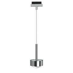 Top Light Puk Long One-Mini Track, 2700K, 8W, +4m, Chrom, Wei�, Glas