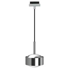 Top Light Puk Maxx Drop-Mini Track, 2700K, 2x12W, +1m, Chrom matt, Schwarz, Glas