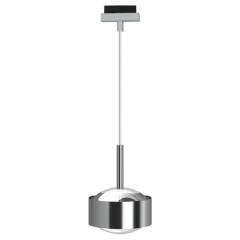 Top Light Puk Maxx Drop-Mini Track, 2700K, 2x12W, +3m, Chrom matt, Wei�, Linse klar