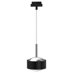 Top Light Puk Maxx Drop-Mini Track, 2700K, 2x12W, +3m, Schwarz-chrom, Wei�, Glas