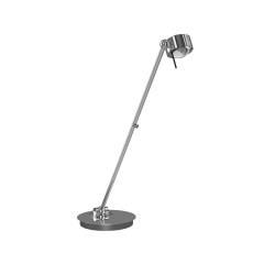 Top Light Puk! 80 Avantgarde Table Tischleuchte 80cm, 2x12W Tastdimmer, Chrom
